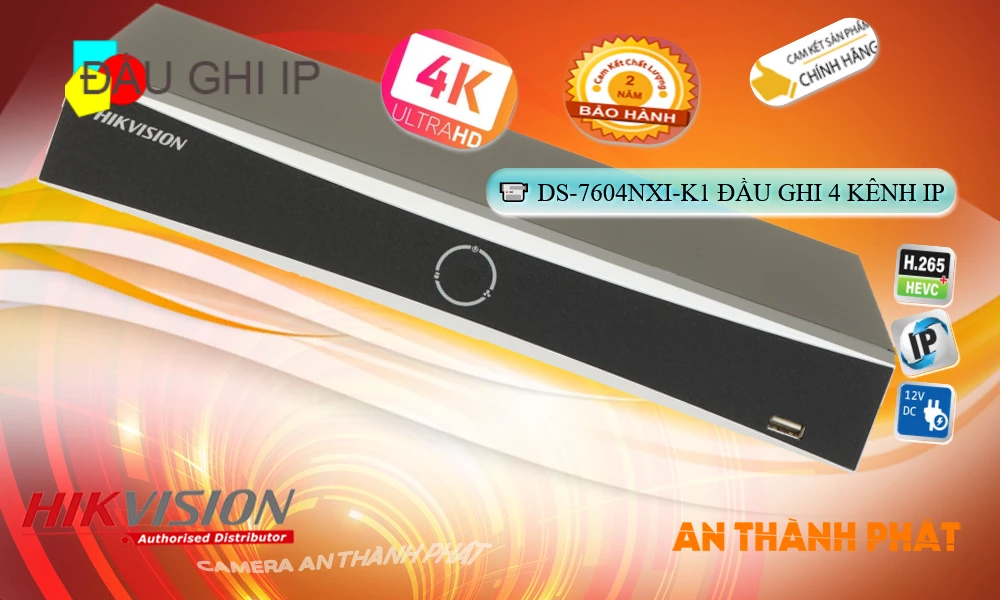 DS-7604NXI-K1Thiết Bị Ghi Hình Chất Lượng Hikvision DS-7604NXI-K1Thiết Bị Ghi Hình Chất Lượng Hikvision