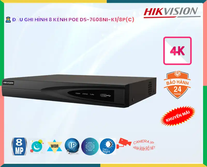 Đầu Ghi Hình DS-7608NI-K1/8P(C),DS-7608NI-K1/8P(C) Chất lượng nhấtDS-7608NI-K1/8P(C) Chất Lượng,DS 7608NI K1/8P(C),Giá Bán DS-7608NI-K1/8P(C),Công ty bán DS-7608NI-K1/8P(C),DS-7608NI-K1/8P(C) Chất lượng nhất,DS-7608NI-K1/8P(C) Chất Lượng,Bán Giá ,Phân Phối Sỉ DS-7608NI-K1/8P(C)