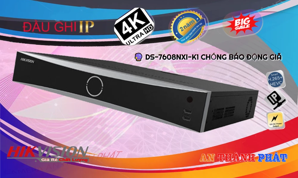 Đầu Ghi Camera DS-7608NXI-K1 Hikvision Chất Lượng Đầu Ghi Camera DS-7608NXI-K1 Hikvision Chất Lượng