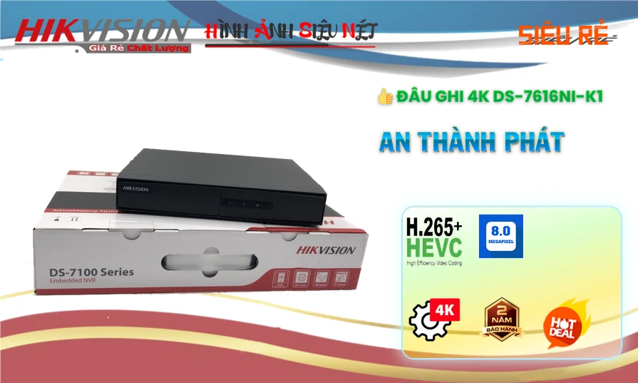 ❂  Đầu Ghi DS-7616NI-K1 Giá rẻ