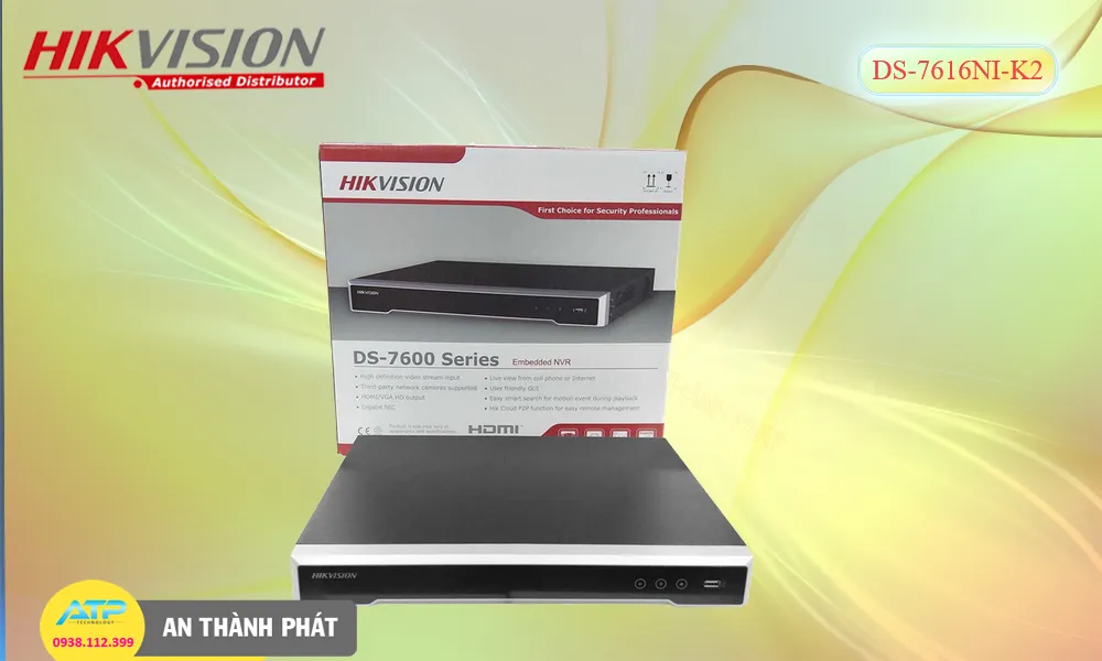 Đầu Thu Hikvision DS-7616NI-K2