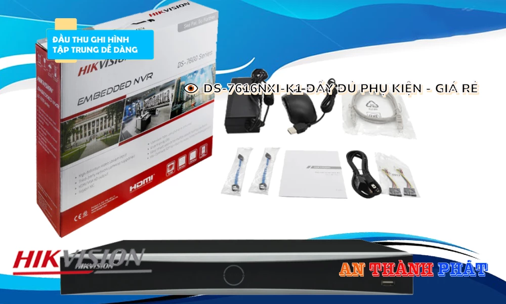 Đầu Thu DS-7616NXI-K1 Hikvision Đầu Thu DS-7616NXI-K1 Hikvision