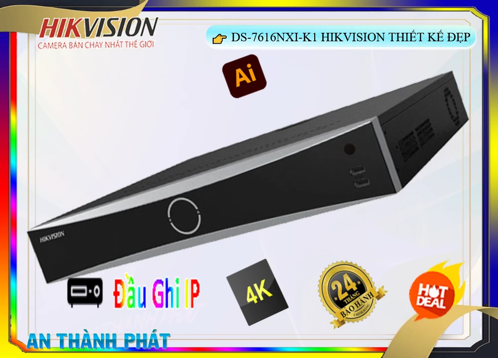 Đầu Thu DS-7616NXI-K1 Hikvision Đầu Thu DS-7616NXI-K1 Hikvision