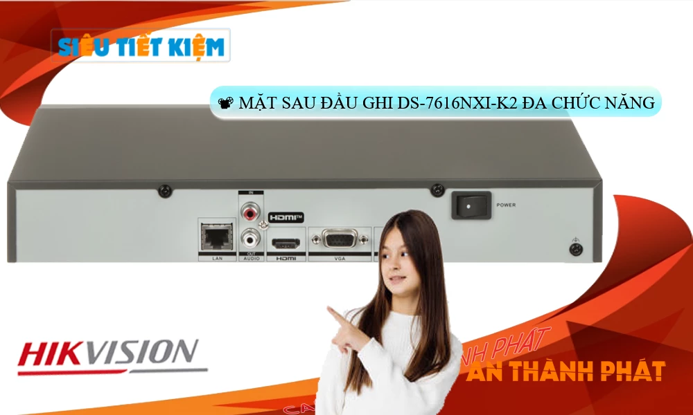 DS-7616NXI-K2 Đầu ghi Camera Hikvision