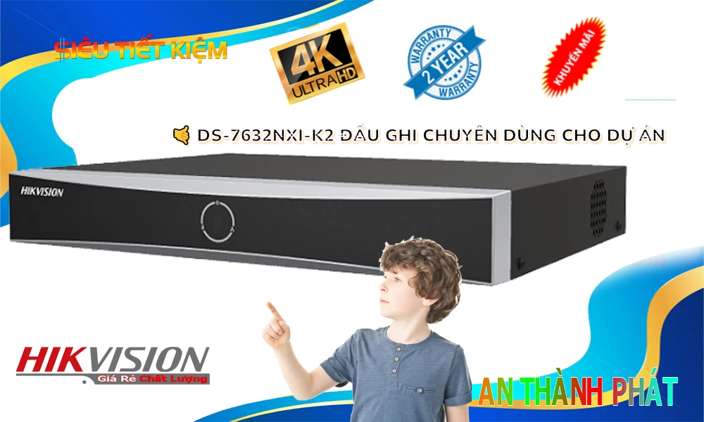 Đầu Thu DS-7632NXI-K2 Hikvision