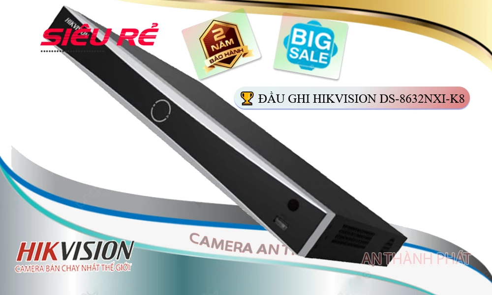 Hikvision DS-8632NXI-K8 Sắc Nét