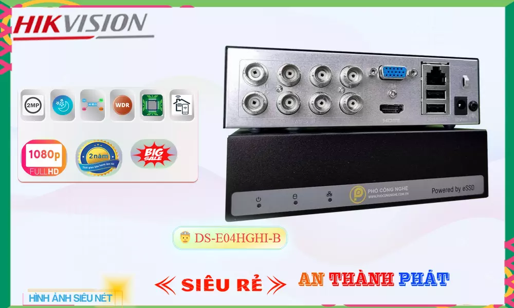 Đầu Ghi DS-E08HGHI-B Giá rẻ