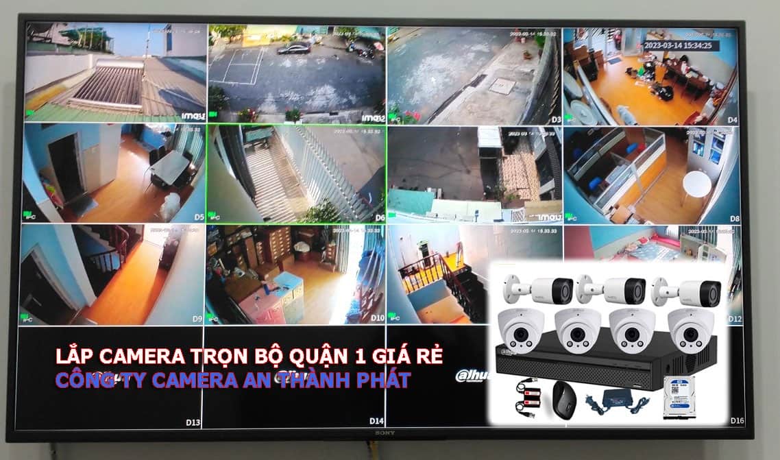 lắp camera quan sát tại quận 1 trọn gói