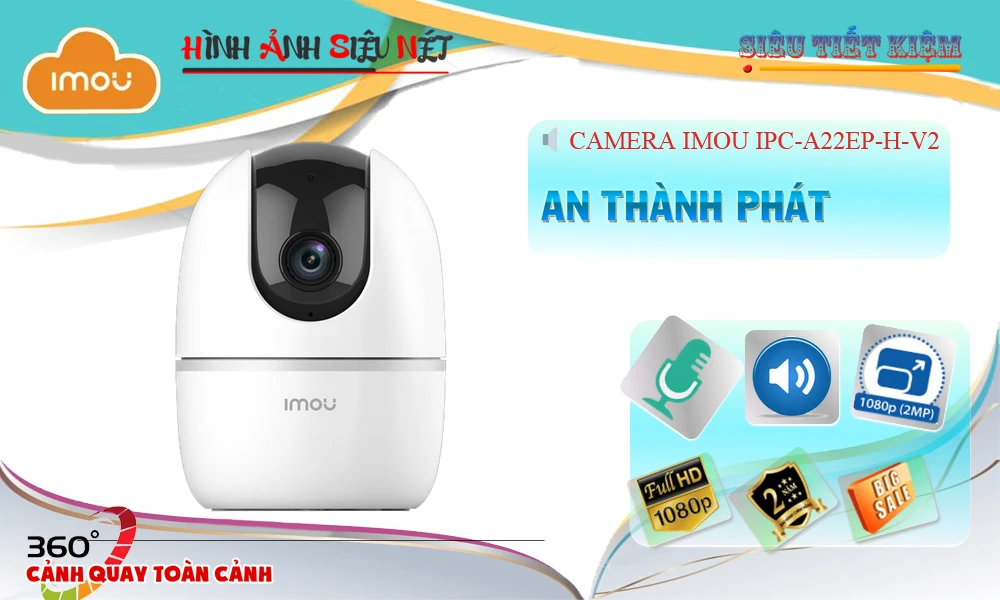 Camera Wifi Imou A22EP SắC Nét