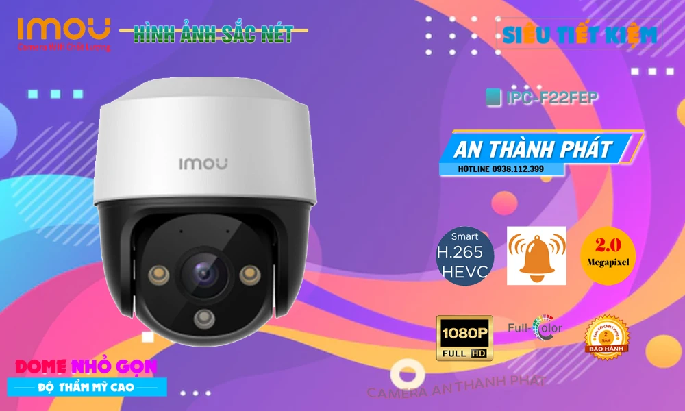 Camera Imou Ngoài Trời 360 IPC-S21FAP