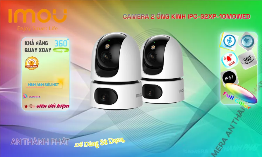 Wifi Imou IPC-S2XP-10M0WED sắc nét ✲ Wifi Imou IPC-S2XP-10M0WED sắc nét ✲