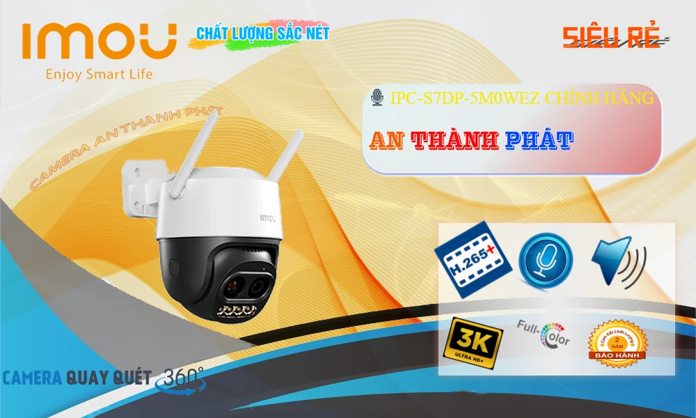 Camera Wifi Quay Quét IPC-S7DP-5M0WEZ ✔ Camera Wifi Quay Quét IPC-S7DP-5M0WEZ ✔