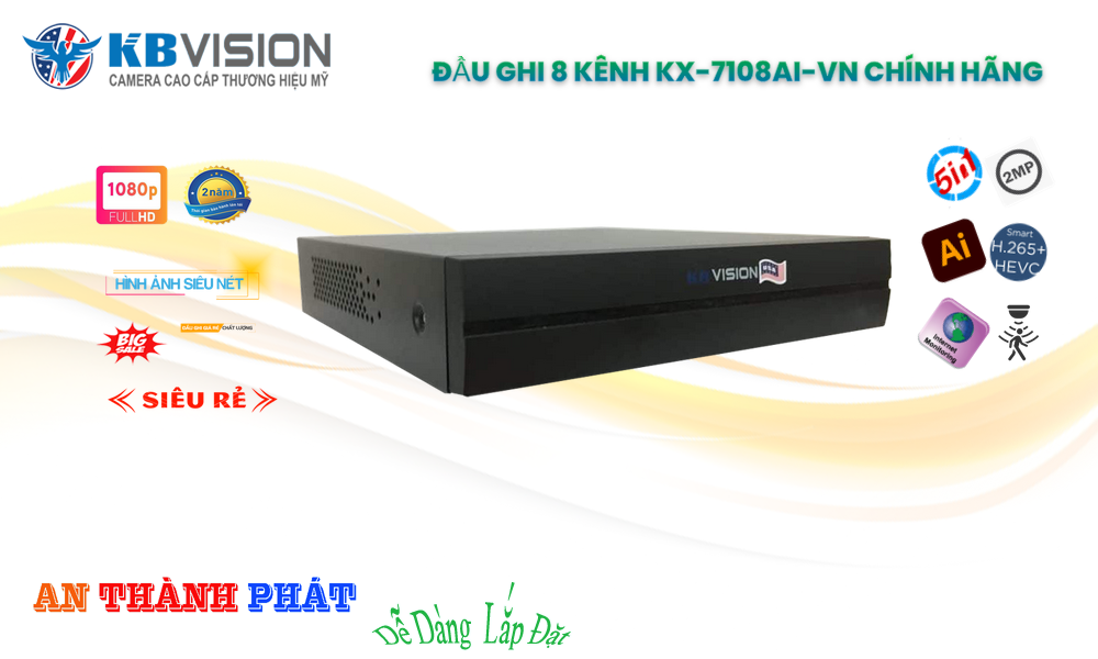 KX-7108Ai-VNThiết Bị Ghi Hình đang khuyến mãi KBvision