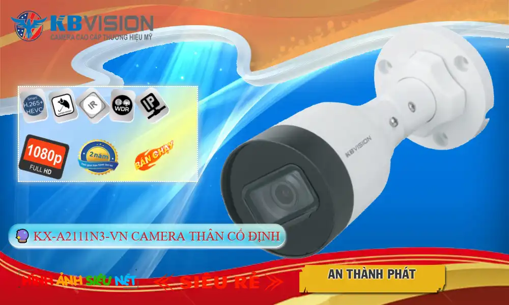 KBvision KX-A2111N3-VN Sắc Nét