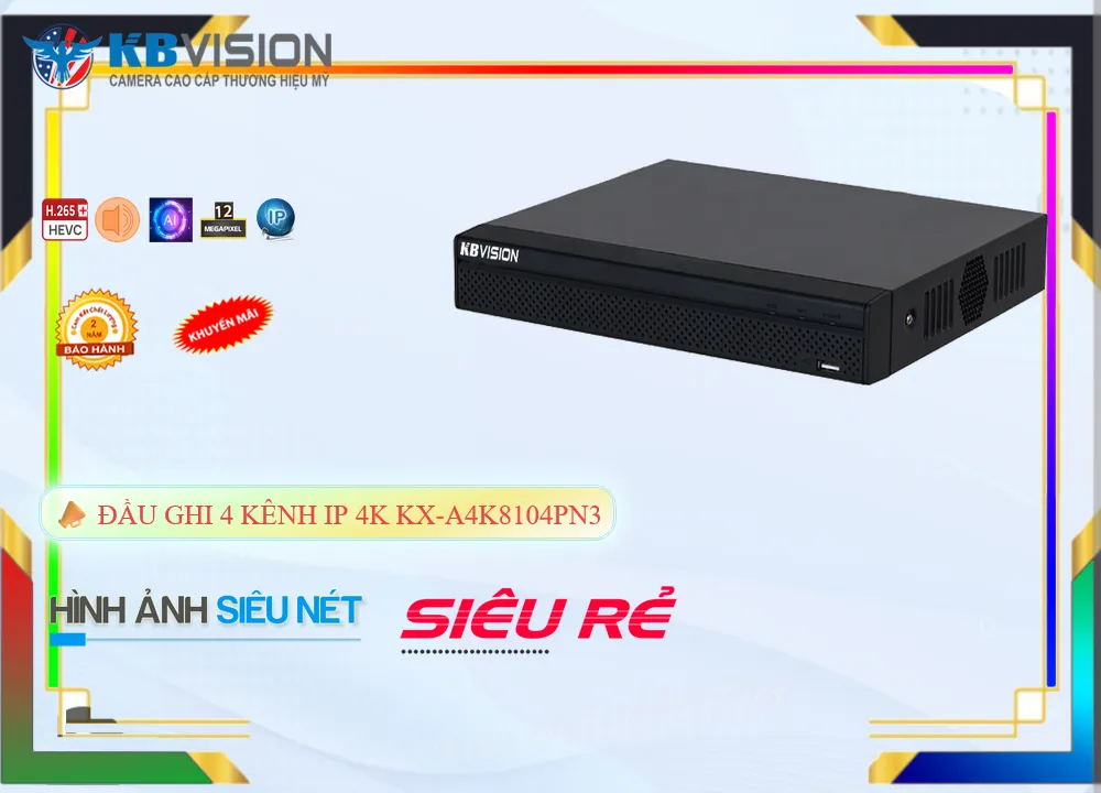 Đầu Ghi KBvision 4 Kênh KX-A4K8104PN3,KX A4K8104PN3,Giá Bán ,KX-A4K8104PN3 giá kỹ thuật,Công ty bán KX-A4K8104PN3,thông số KX-A4K8104PN3,KX-A4K8104PN3 Giá rẻ nhất,KX-A4K8104PN3 bán rẻ,KX-A4K8104PN3 Siêu rẻ,Phân phối rẻ KX-A4K8104PN3,tuổi thọ KX-A4K8104PN3,Giá Phân Phối  Cấp Nguồ Qua Dây Mạng KX-A4K8104PN3,Phân Phối Sỉ KX-A4K8104PN3,KX-A4K8104PN3 Giá Thấp Nhất