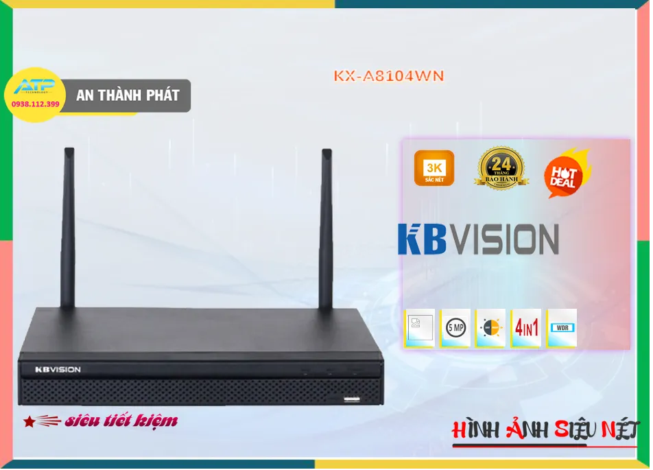KX-A8104WN KBvision Thiết kế Đẹp KX-A8104WN KBvision Thiết kế Đẹp