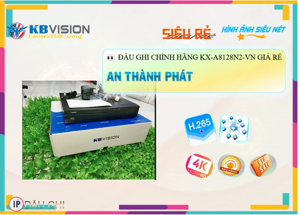KX-A8128N2-VN Đầu ghi Camera KBvision KX-A8128N2-VN Đầu ghi Camera KBvision