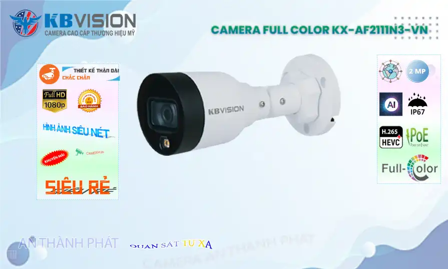 Camera KX-AF2111N3 KBvision Thiết kế Đẹp ✪