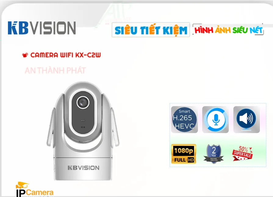 Camera Wifi Kbvision KX-C2W Camera Wifi Kbvision KX-C2W