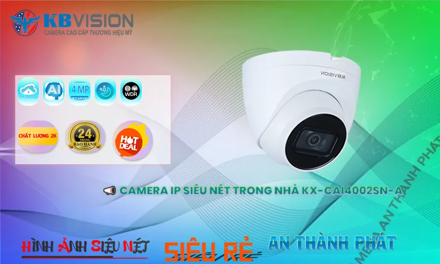KX-CAi4002SN-A Camera Ip POE sắc nét KBvision Chức Năng Cao Cấp KX-CAi4002SN-A Camera Ip POE sắc nét KBvision Chức Năng Cao Cấp