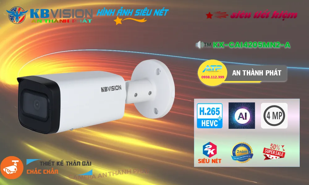 Camera KBvision Với giá cạnh tranh KX-CAi4205MN2-A Camera KBvision Với giá cạnh tranh KX-CAi4205MN2-A