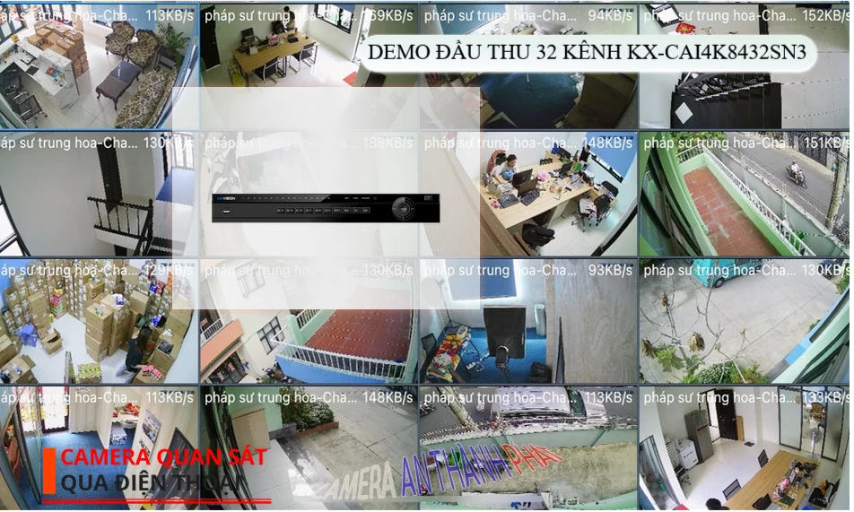 KX-CAi4K8432SN3 Sắc Nét KBvision