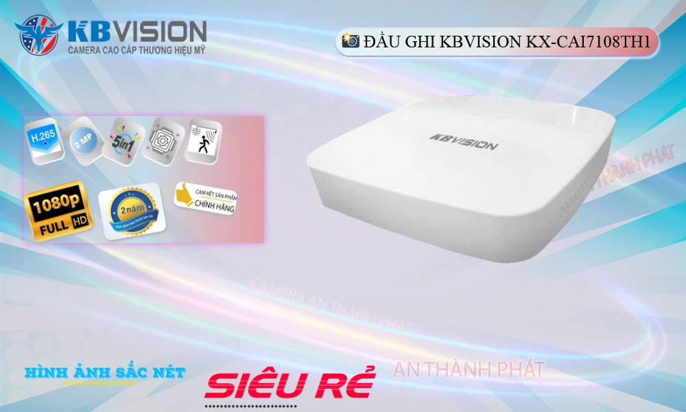 KX-CAi7108TH1 Đầu Thu KBvision KX-CAi7108TH1 Đầu Thu KBvision