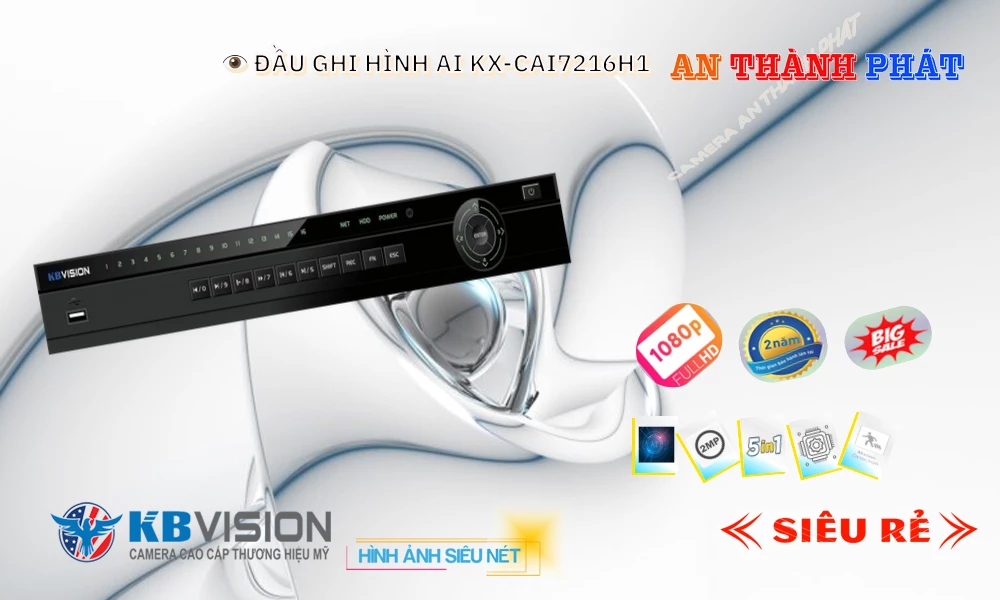 ✪  KX-CAi7216H1 Đầu Thu KBvision