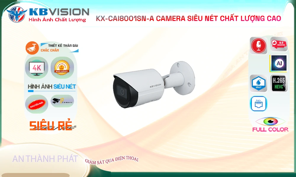 KX-CAi8001SN-A Sắc Nét KBvision ❂ KX-CAi8001SN-A Sắc Nét KBvision ❂