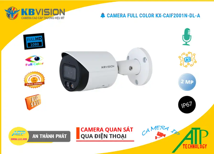 KX-CAiF2001N-DL-A KBvision Thiết kế Đẹp ✅