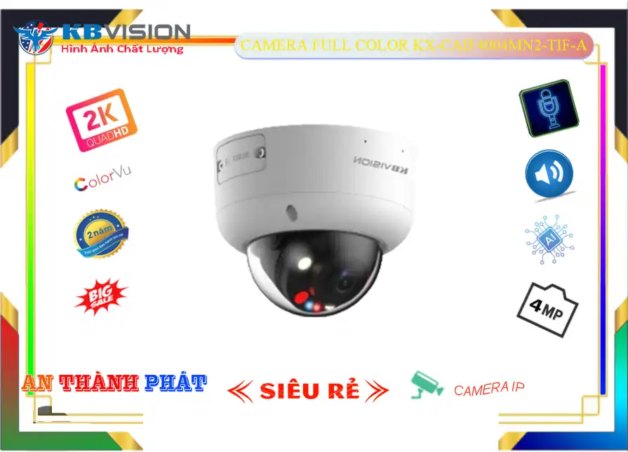 KX-CAiF4004MN2-TiF-A Camera Thiết kế Đẹp KBvision ✅