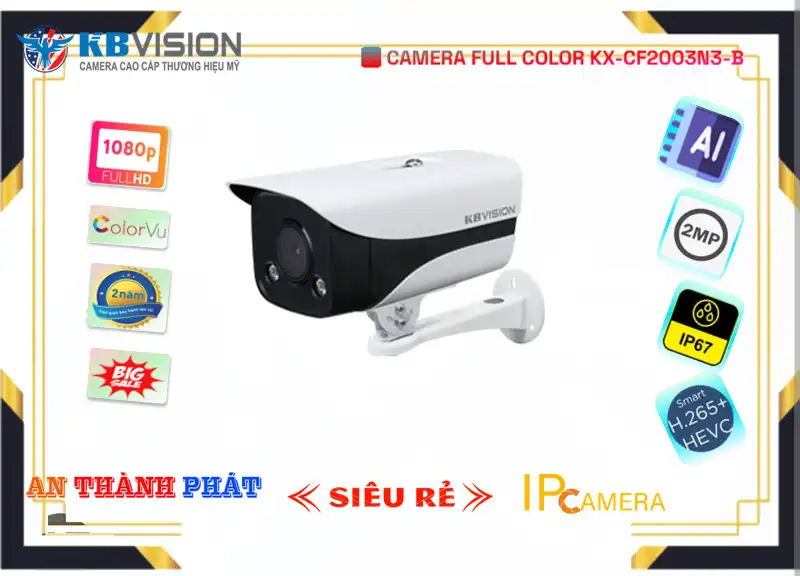 KX-CF2003N3-B Camera Giá Rẻ KBvision KX-CF2003N3-B Camera Giá Rẻ KBvision