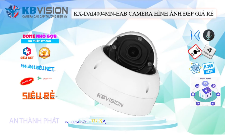 KBvision KX-DAi4004MN-EAB Sắc Nét