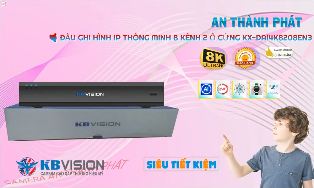 KBvision KX-DAi4K8208EN3 Hình Ảnh Đẹp