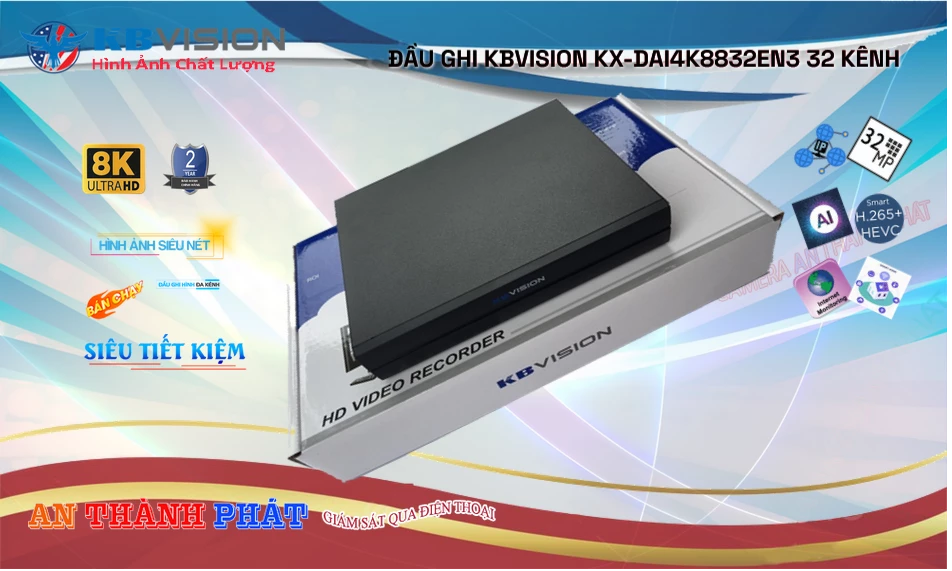 KX-DAi4K8832EN3 Sắc Nét KBvision