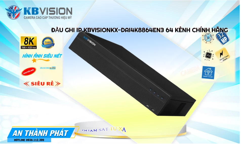 KX-DAi4K8864EN3 Đầu Ghi Hình