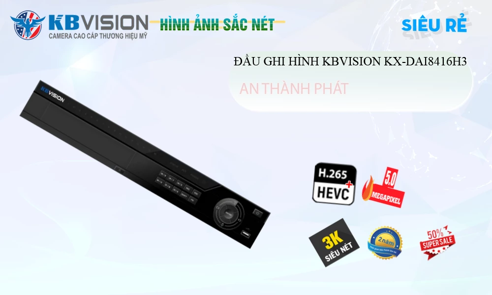 KBvision KX-DAi8416H3 Sắc Nét