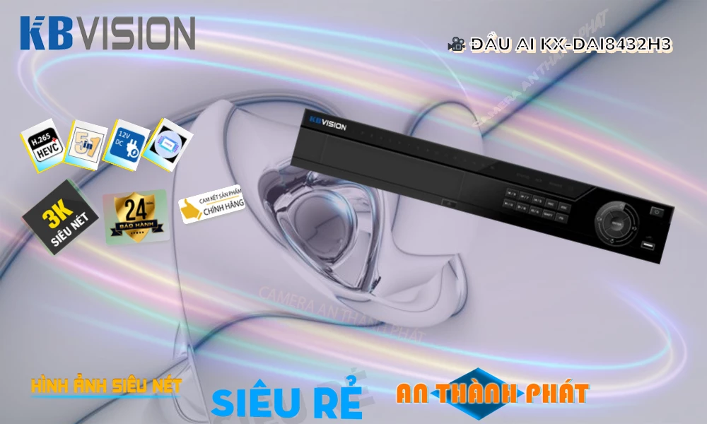 KX-DAi8432H3 Đầu Ghi KBvision
