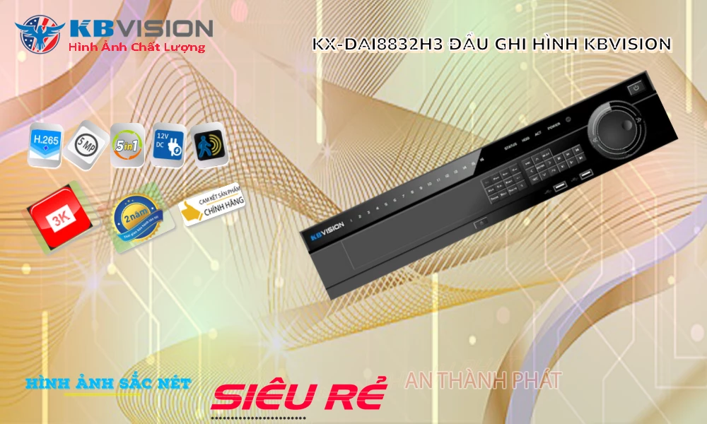 KX-DAi8832H3Thiết Bị Ghi Hình Chất Lượng KBvision