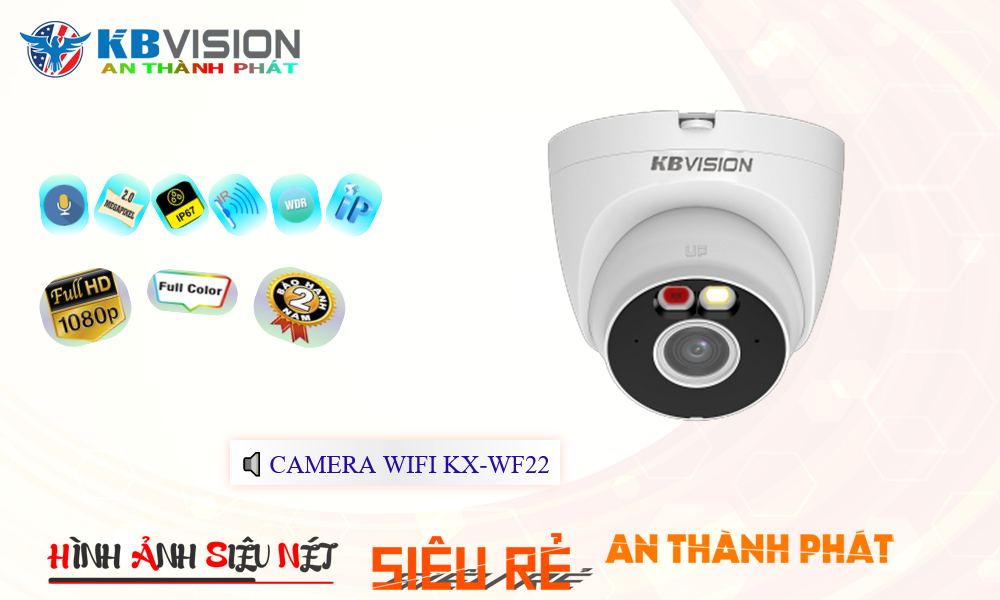 KBvision KX-WF22 Sắc Nét