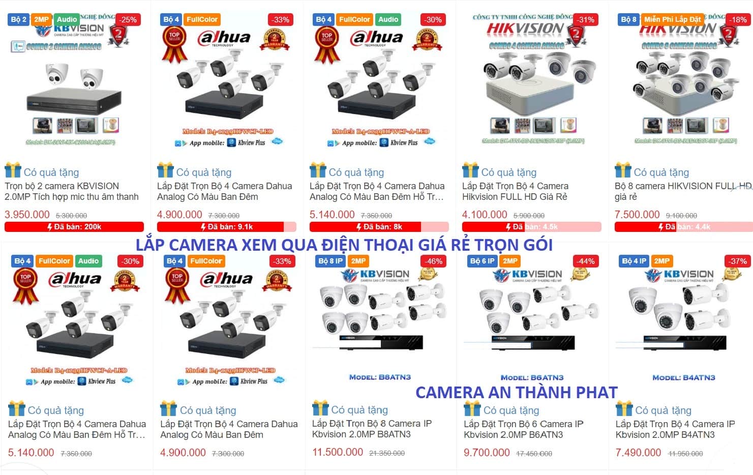 lắp camera giám sát qua điện thoại có dây