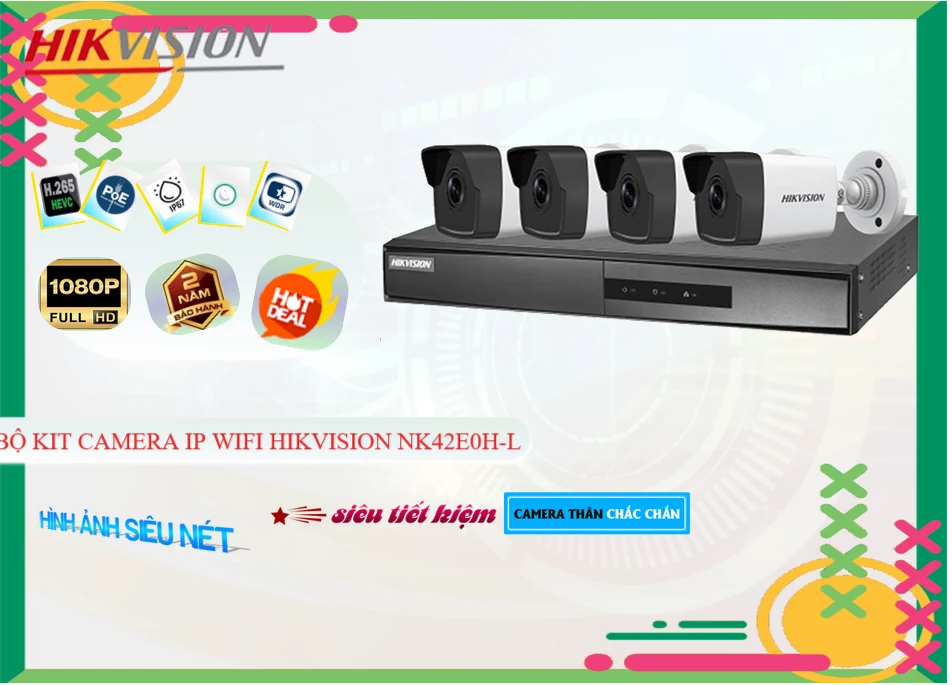 Camera Hikvision Với giá cạnh tranh NK42E0H-L Camera Hikvision Với giá cạnh tranh NK42E0H-L