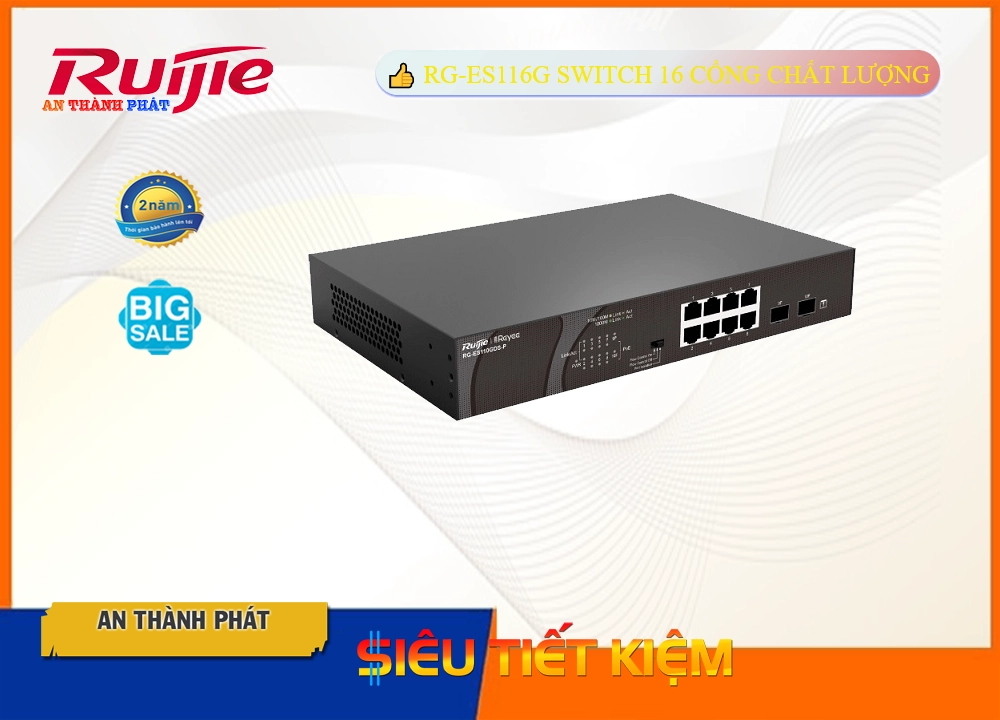 Bộ chia mạng RG-ES116G Bộ chia mạng RG-ES116G