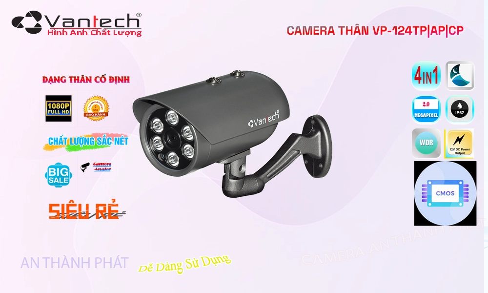 VP-124TP|AP|CP Camera An Ninh Giá rẻ VP-124TP|AP|CP Camera An Ninh Giá rẻ