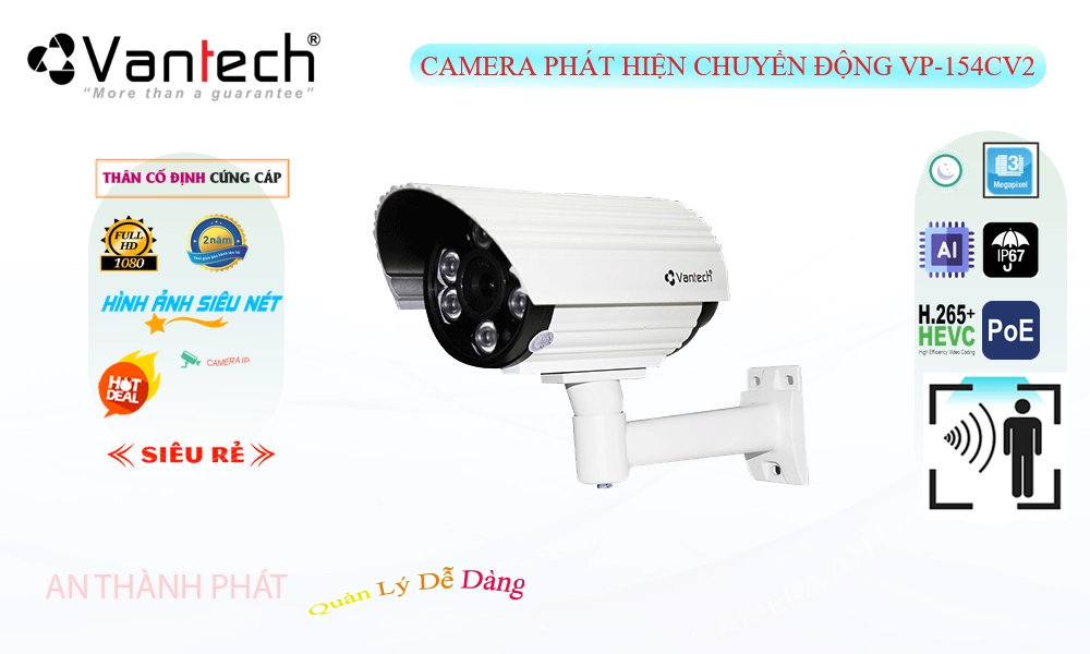 Camera An Ninh VanTech VP-154CV2 Giá tốt