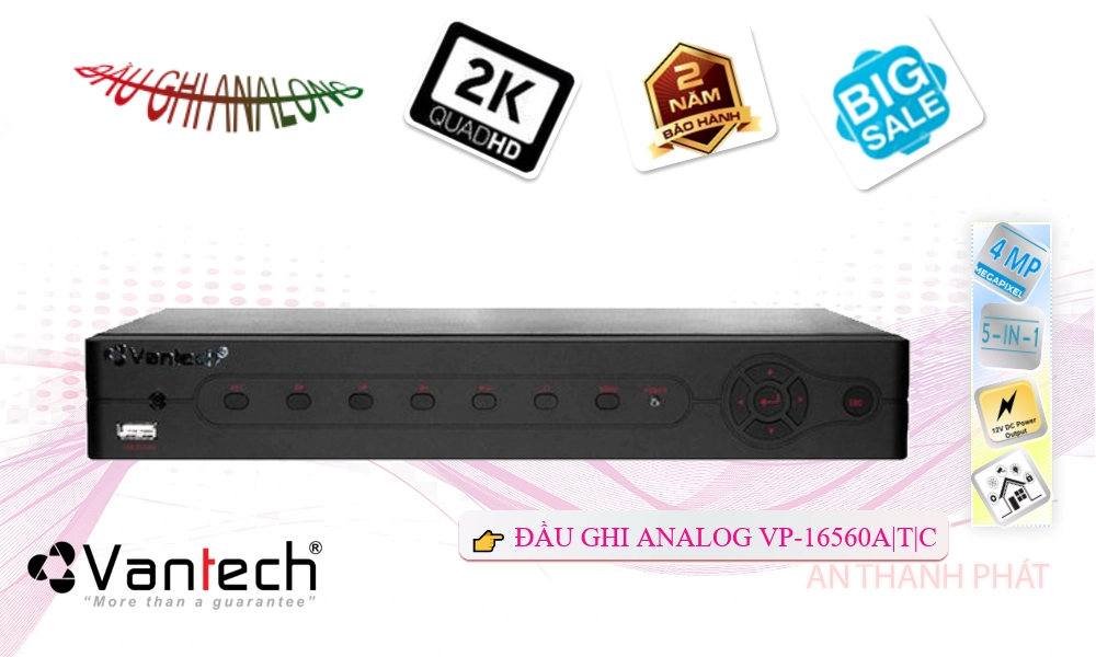 Đầu Thu KTS VanTech VP-16560A|T|C Giá tốt