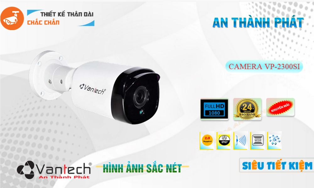 ✲  Camera VP-2300SI VanTech đang khuyến mãi