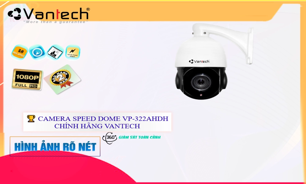 Camera VanTech VP-322AHDH Tiết Kiệm ✅ Camera VanTech VP-322AHDH Tiết Kiệm ✅