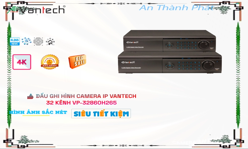 Đầu Ghi VP-32860H265 Giá tốt Đầu Ghi VP-32860H265 Giá tốt