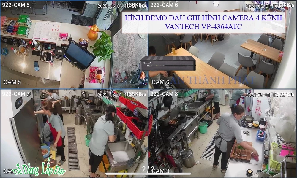 Đầu ghi VanTech VP-4364ATC Mẫu Đẹp Đầu ghi VanTech VP-4364ATC Mẫu Đẹp